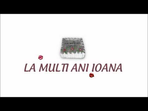 "La Multi Ani Ioana" - for Geo Da Silva's little one 2012
