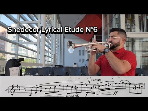 Snedecor Lyrical Etude N°6 - Daniel Leal Trumpet