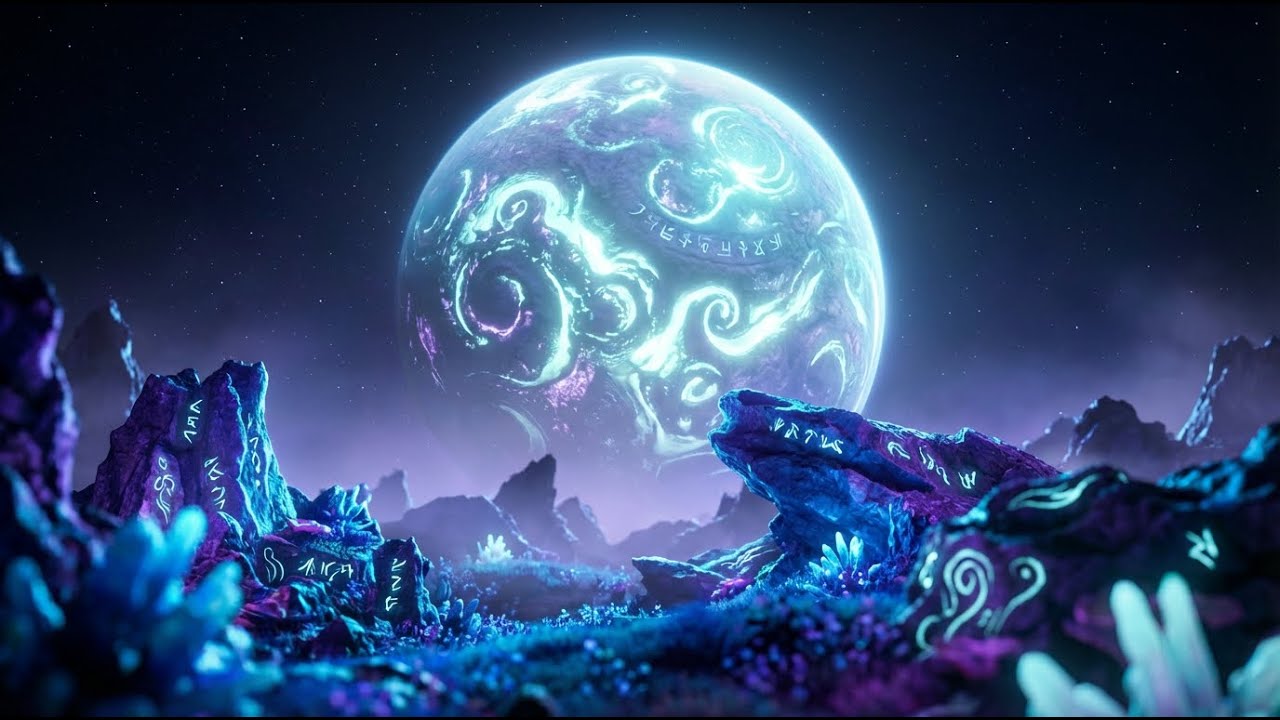 Alien Planet Serenity 🌌 Relaxing Space Nature in 4K