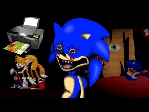 This Horror Game Haunted My Printer (Sonic.Exe - Afflicte.ME)