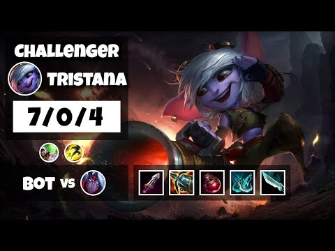 Tristana vs Varus EU Challenger BOT (7/0/4) - v11.13