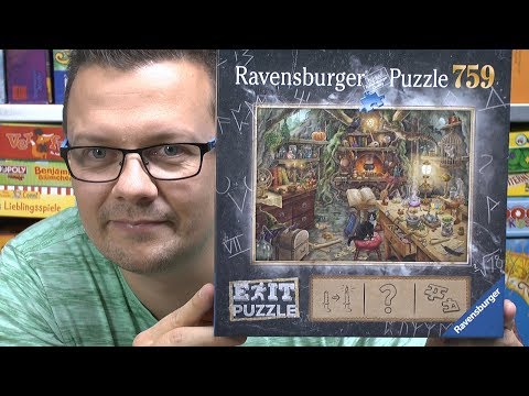 Exit Puzzle Witch's Kitchen (Ravensburger) - An exit / escape game as a puzzle!