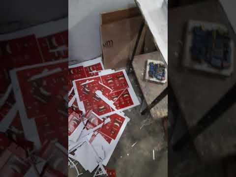 Dai cut finishing spice printed paper packaging box, self