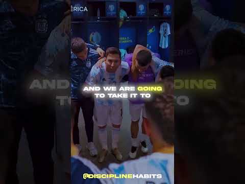 Leo Messi Giving a Motivational Speech Before World Cup Final | #leomessi #football #motivation