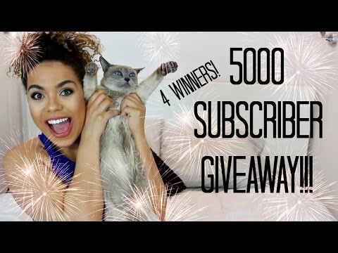 5000 Subscriber Makeup Forever Giveaway! 4 Winners! | samantha jane Video