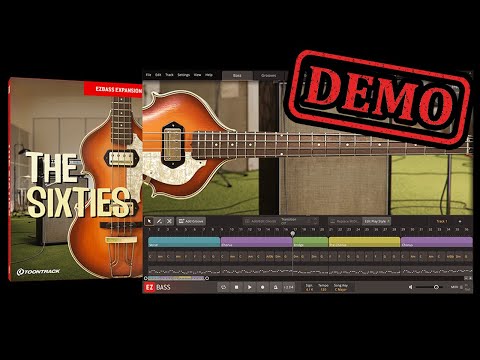 Toontrack EZBass The Sixties EBX Audio Demo ‼️