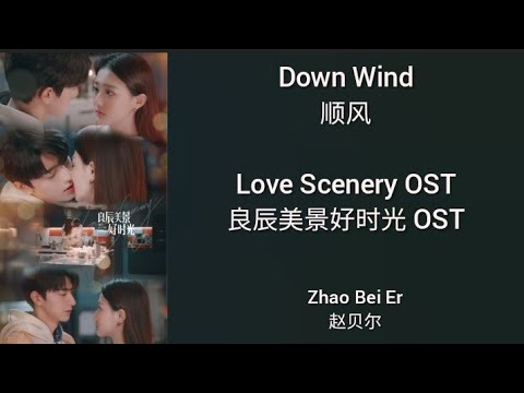 Love Scenery 良辰美景好时光 OST (LYRIC/ENG/INDO/JPN) | Down Wind ( 顺风 )