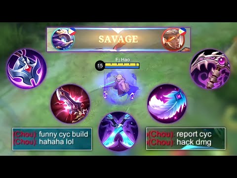 CYCLOPS PURPLE BUILD | INSANE HACK DAMAGE! ( ENEMY THOUGHT IM USING CHEAT! )
