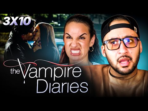 Damon & Elena's First REAL Kiss! The Vampire Diaries 3x10 Reaction | First Time Watching!