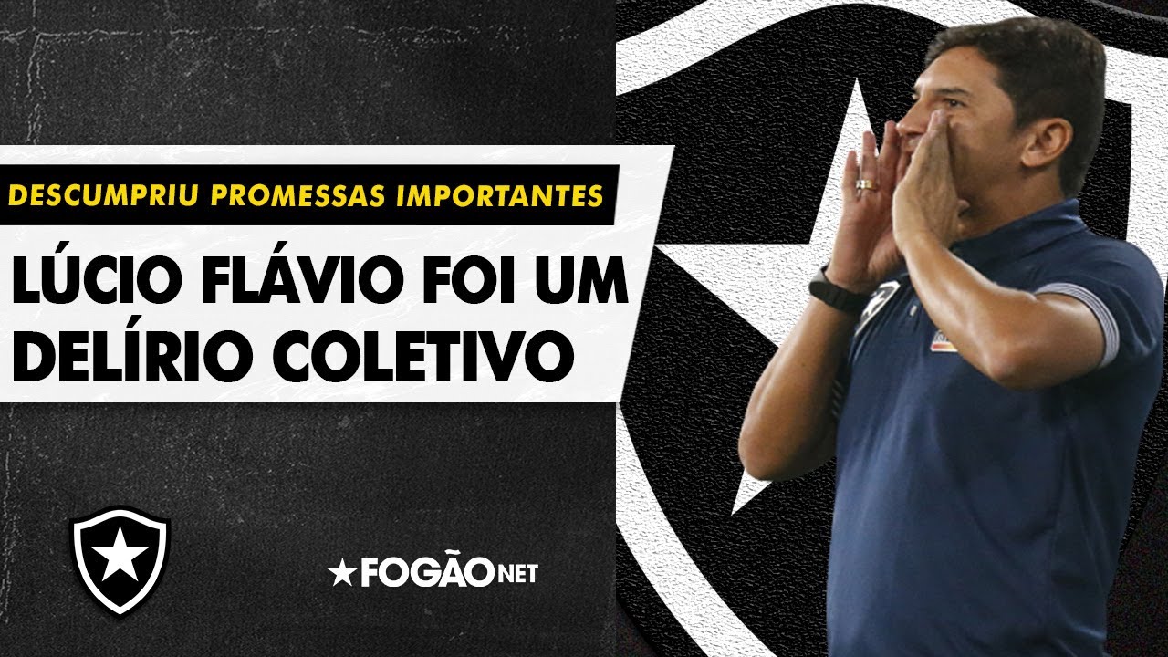 VÍDEO | Lucio Flavio deixa o Botafogo após ter sido um ‘delírio coletivo’