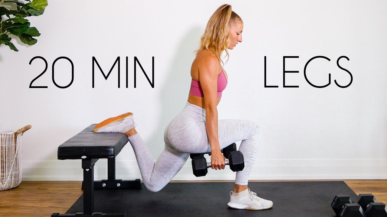 20 MIN LEG WORKOUT At Home Thigh, Booty, & Calves (Build & Sculpt)