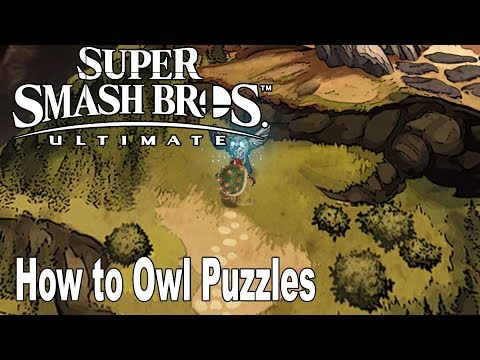 Super Smash Bros. Ultimate - How to Solve Owl Puzzles in Sacred Land [HD 1080P]