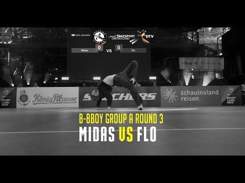 Die Finals 2023: Midas vs Flo | B-BOY GROUP A ROUND 3 | GERMAN BREAKING CHAMPIONSHIP