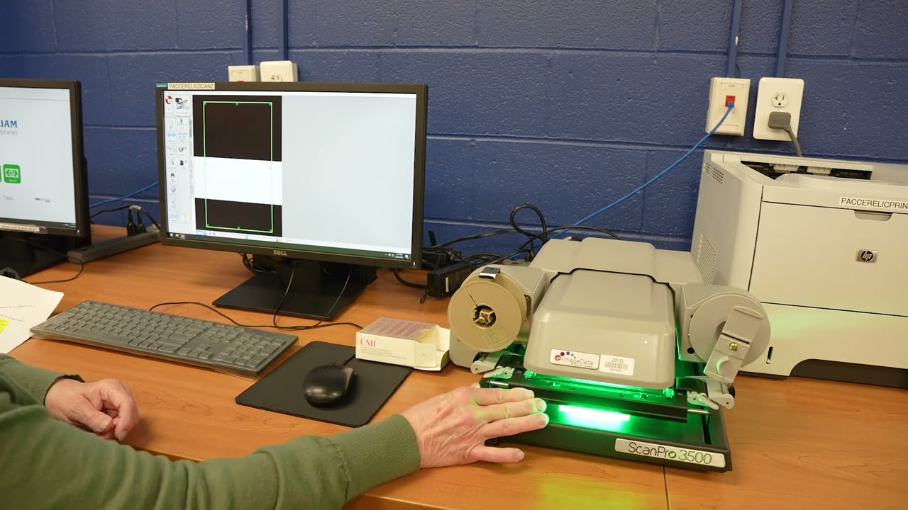 Using the ScanPro 3500 Microfilm Scanner: Tutorial