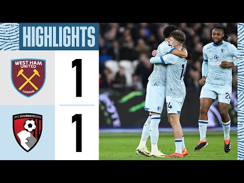 Solanke nets 13th goal of the season 🤯 | West Ham 1-1 AFC Bournemouth