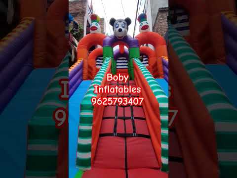3 Slides Mickey Mouse Jumping Bouncy