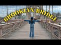 "🌉 From Manhattan to Brooklyn: Crossing the Iconic Brooklyn Bridge🇺🇸✨"