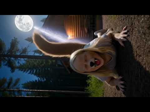 Elona Werewolf Transformation Compilation in Haunted Forest Cabin