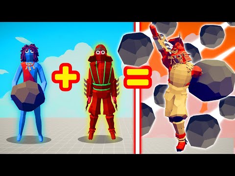 FUSION OF STONE THROWER + SENSEI | TABS - Totally Accurate Battle Simulator