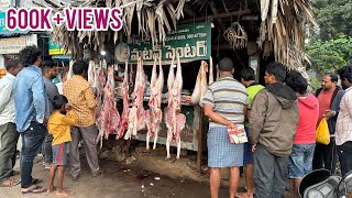 Village mutton shop | Lamb meat | Goat meat | Daily fresh mutton in India