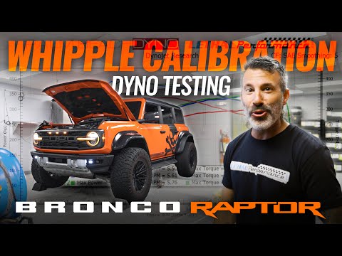 Whipple Calibration for Bronco Raptor! - REAL WORLD Dyno Testing