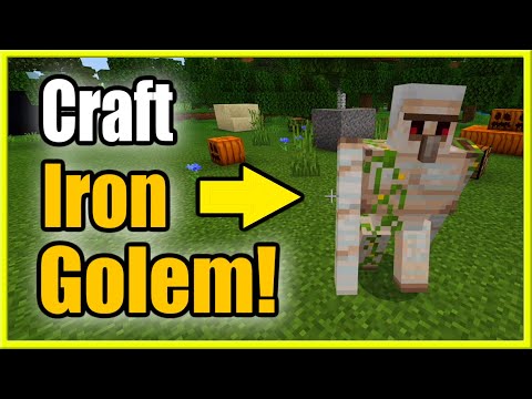 How to Make an Iron Golem in Minecraft Survival Mode (Best Recipe Tutorial)