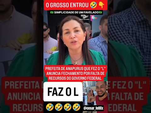 Prefeita de Anapurus (MA) fecha prefeitura porque o Painho Lula não ajudou !