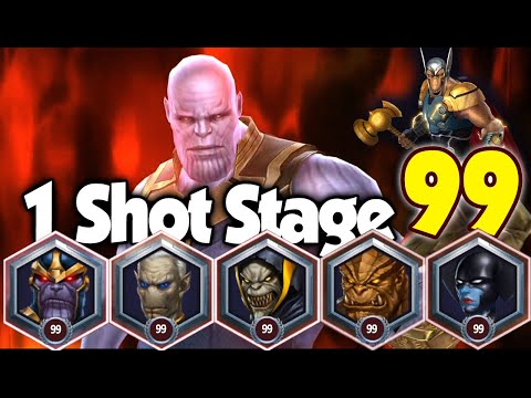 One Shot One Kill All WBU Stage 99 - MARVEL Future Fight
