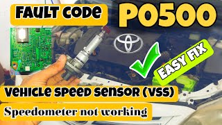 P0500 Vehicle speed sensor (vss) easy fix.