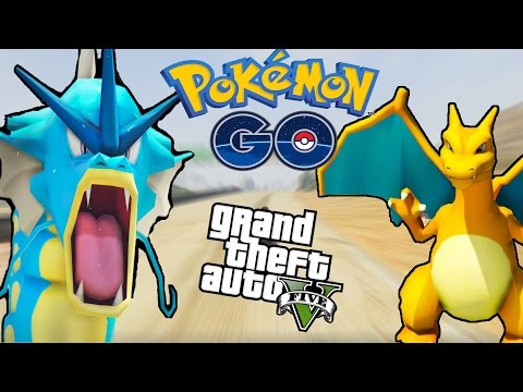 POKEMON GO RARI SU GTA 5 - Charizard & Gyarados su GTA 5 ONLINE! gameplay gta 5 ita xstarter
