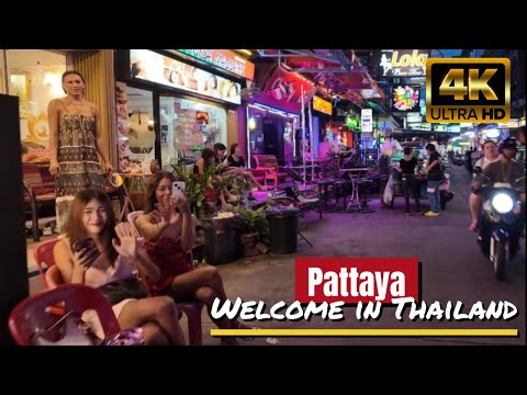 🇹🇭[4K] What Happens on PATTAYA's Street at Night?😱