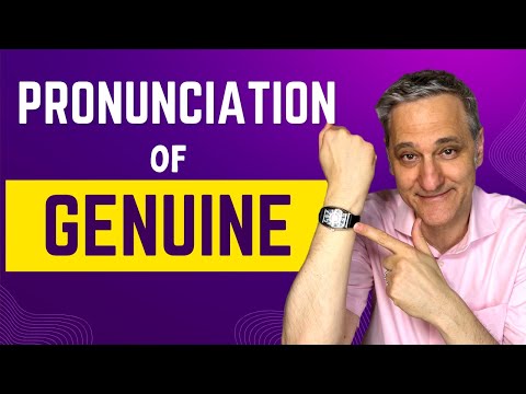 Pronouncing 'Genuine' Correctly | Mastering English Pronunciation | Single Step English