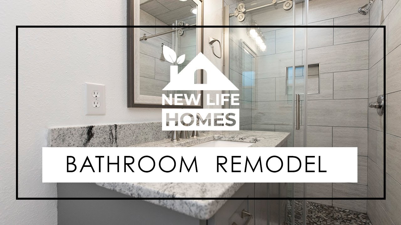 Custom Designed Bathroom Remodel (Alternate View) – New Life Homes