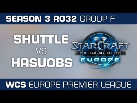 HasuObs vs. Shuttle - Group F Ro32 - WCS Europe Season 3 - StarCraft 2