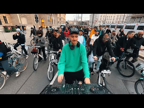 SERAFIN - TRANCE AND MORE - DJ on BIKE in VIENNA