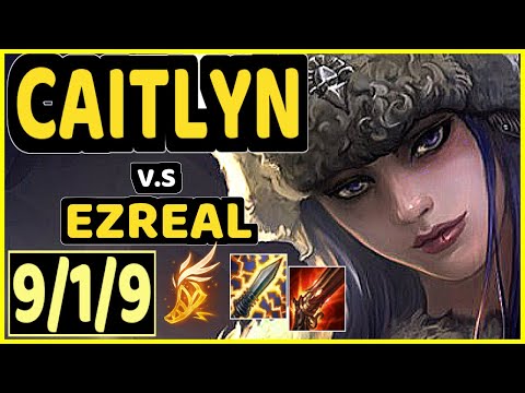 SARKIS (CAITLYN) vs EZREAL - 9/1/9 KDA BOTTOM ADC GAMEPLAY - BR Ranked GRANDMASTER