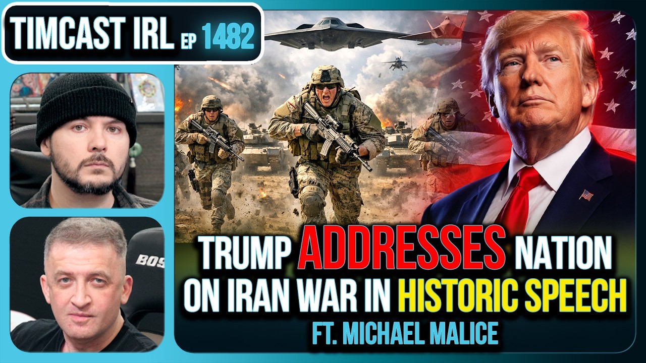 LIVE: Trump Address Iran War In Historic Speech | Timcast IRL