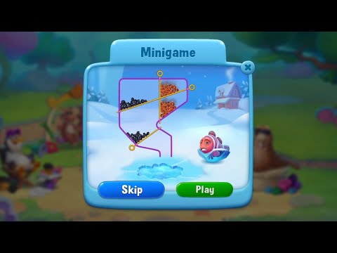 @Fishdom Hard Level 11905 and Minigame! 🧩
