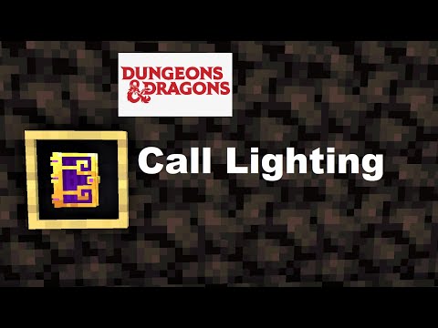 Making Call Lighting a Ars Nouveau Spell - Minecraft 1.16.5 - DND 5e