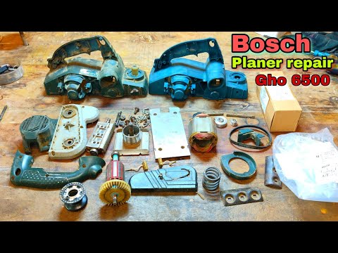 Bosch #planer machine GHO 6500 repair | repair electric planer machine gho6500, how to repair planer