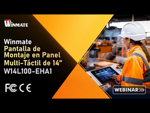 Winmate Pantalla Multi-Táctil de Montaje en Panel W14L100-EHA1