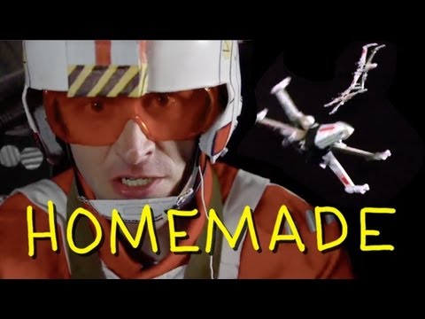 Star Wars - "Death Star Trench Run" - Homemade w/ Chris Hardwick from Nerdist Video