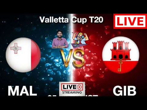 🔴Live: Gibraltar Vs Malta, GIB VS MAL, 2nd T20I, Valletta Cup T20 Live Score Streaming Commentary