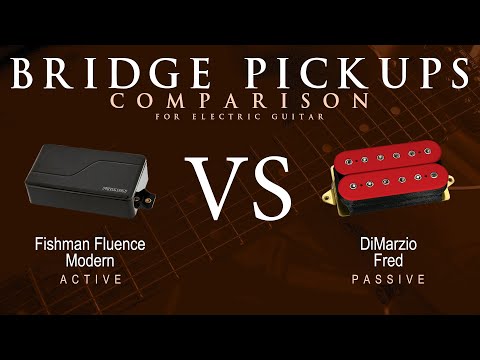 Fishman FLUENCE MODERN vs DiMarzio FRED - Bridge Guitar Pickup Comparison Tone Demo
