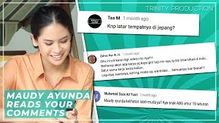 Maudy Ayunda Reads Your Comments | Aku Sedang Mencintaimu