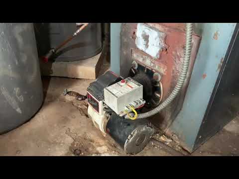 Calefaccion de aceite enciende y se apaga cómo repararla. Oil boiler tripped on safety.