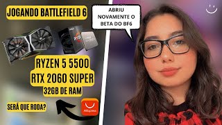#11 CAI DA CAMA PRA JOGAR BF6! SERÁ QUE MEU PC RODA?