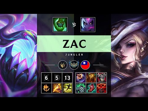 Zac Jungle vs Evelynn - TW Challenger Patch 25.11
