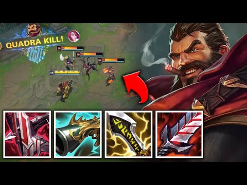 WHEN ONE GRAVES AUTO DELETES 3 ENEMIES AT ONCE! (I GOT MEGA FED) - League of Legends