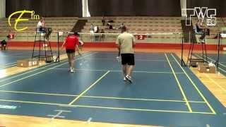 preview picture of video 'Badminton  -  Turniej Amatorów MXT, Suwałki'